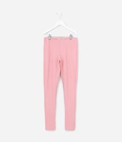 Calça Legging Infantil com Bolsinhos - Tam 5 A 14 Anos
