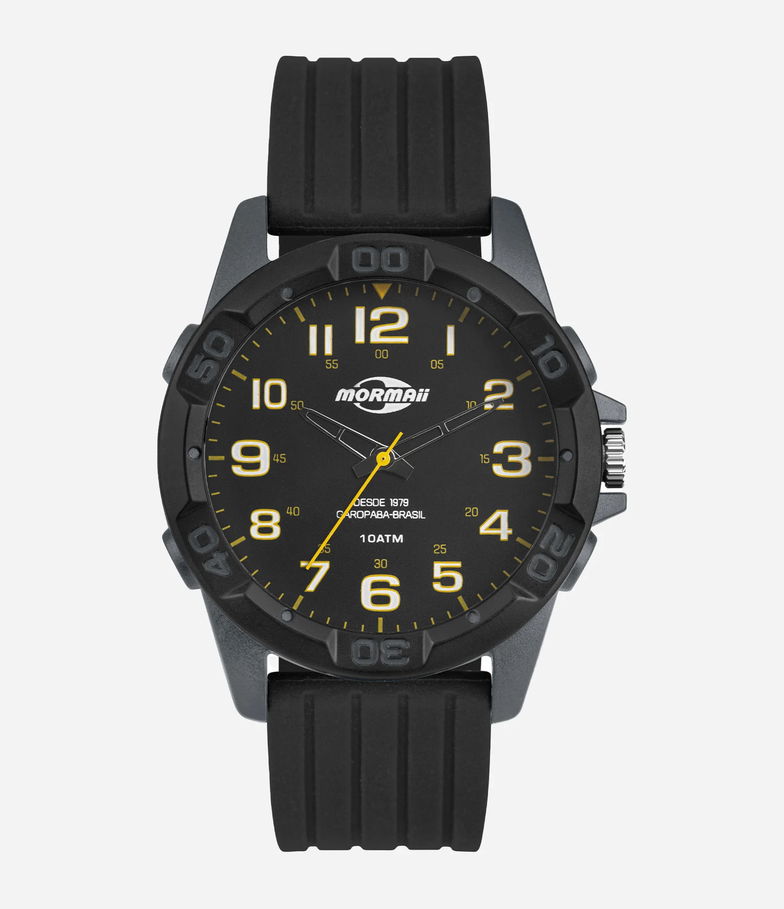 Relógio Masculino Mormaii Analógico com Caixa de Plástico e Pulseira de Silicone Preto 1