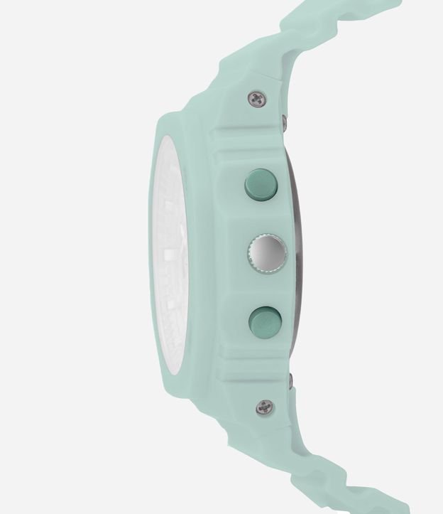 Relógio Feminino Mormaii Anadig com Caixa de Plástico e Pulseira de Silicone  Verde 2