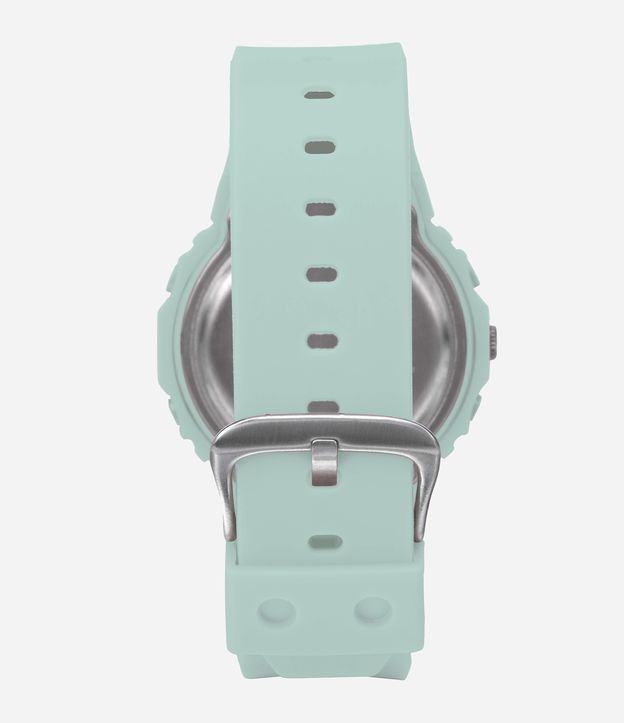 Relógio Feminino Mormaii Anadig com Caixa de Plástico e Pulseira de Silicone  Verde 3