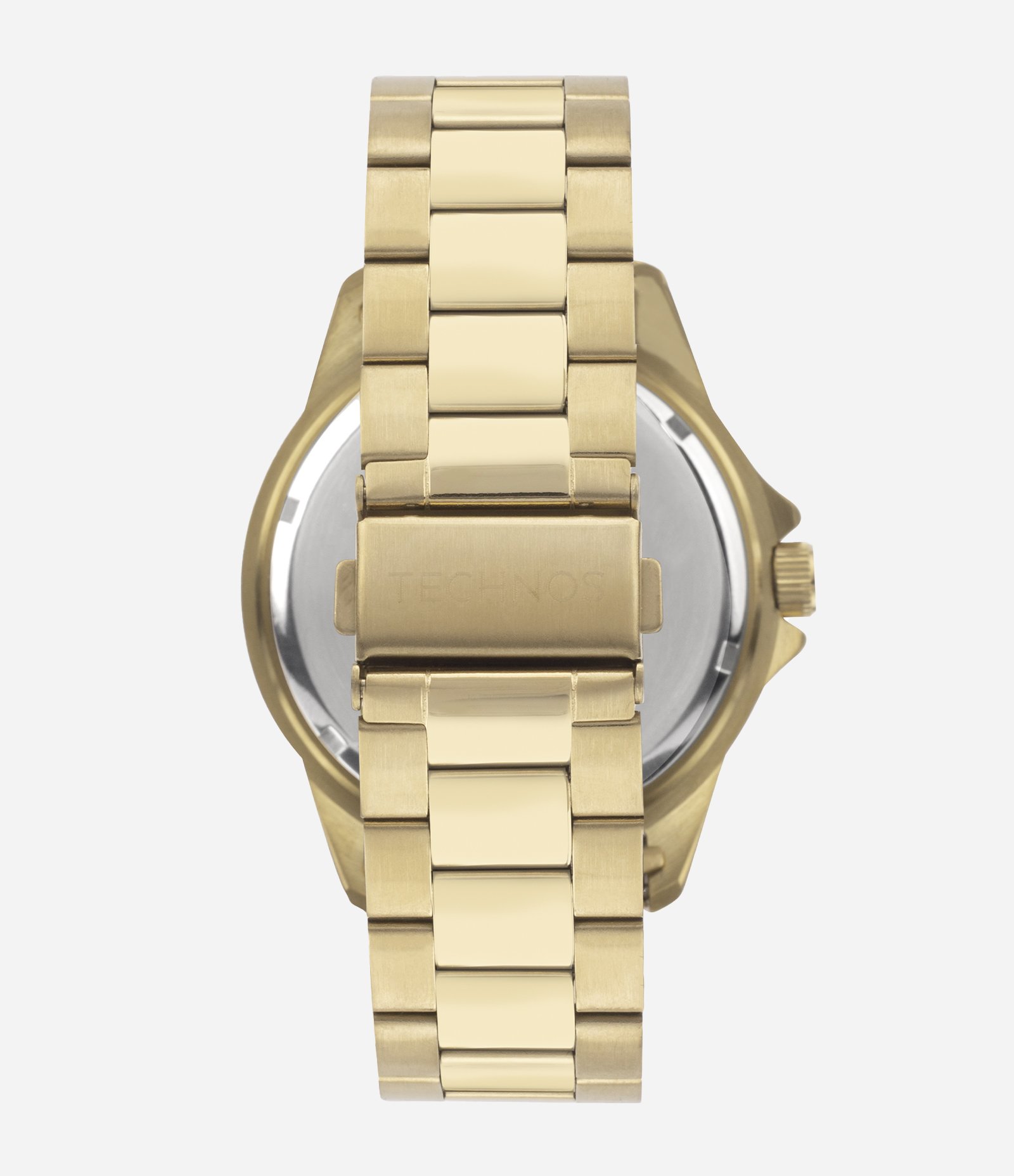 Relógio Masculino Technos Analógico com Caixa em Aço e Pulseira em Aço Dourado 3