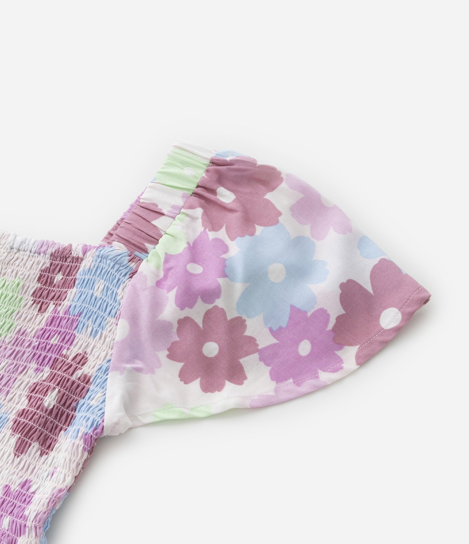 Vestido Infantil em Laise com Estampa Floral - Tam 5 a 14 Anos Multicores 6