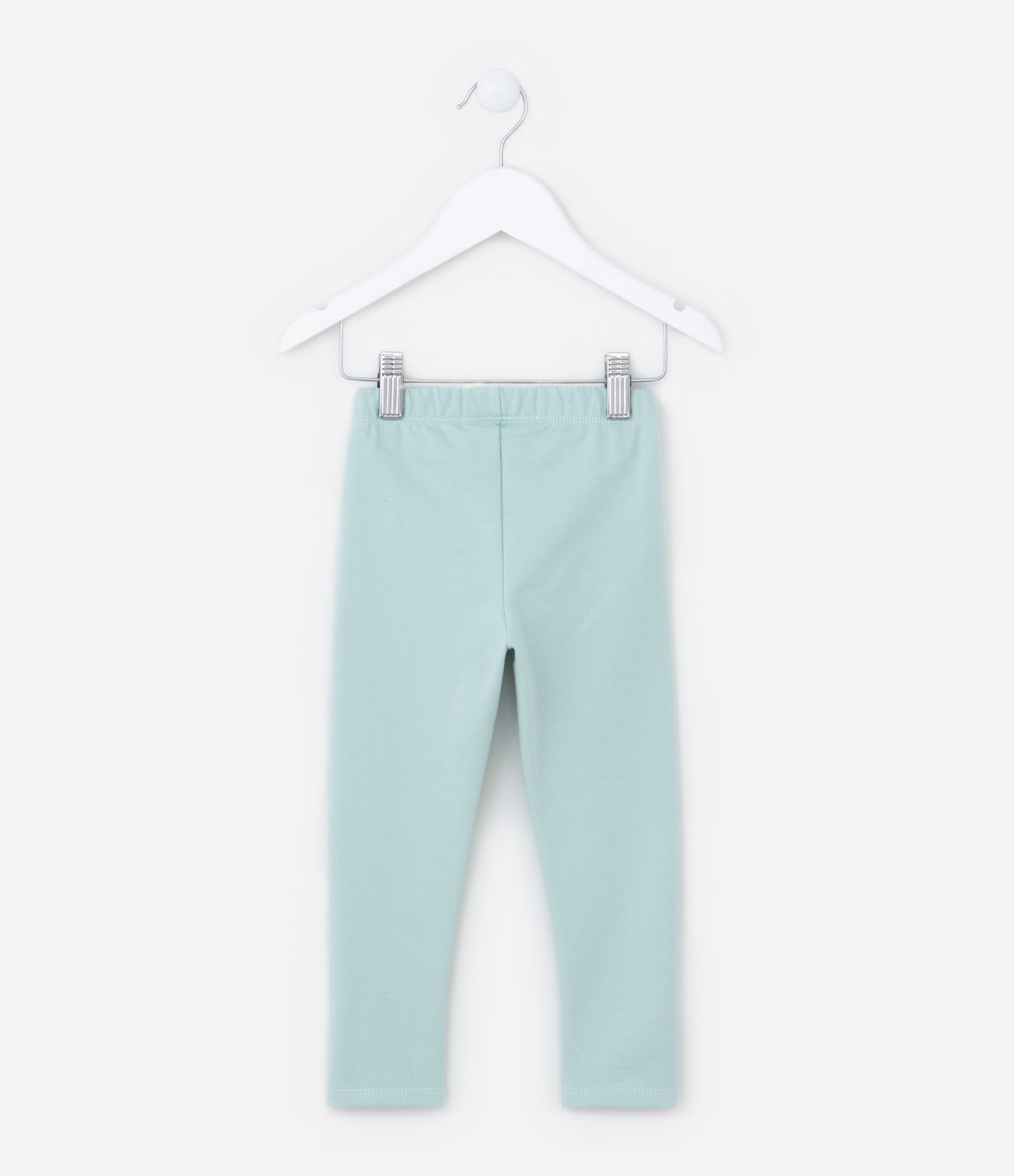 Calça Legging Infantil em Molecotton com Ursinhos nos Joelhos - Tam 1 a 5 anos Azul 2