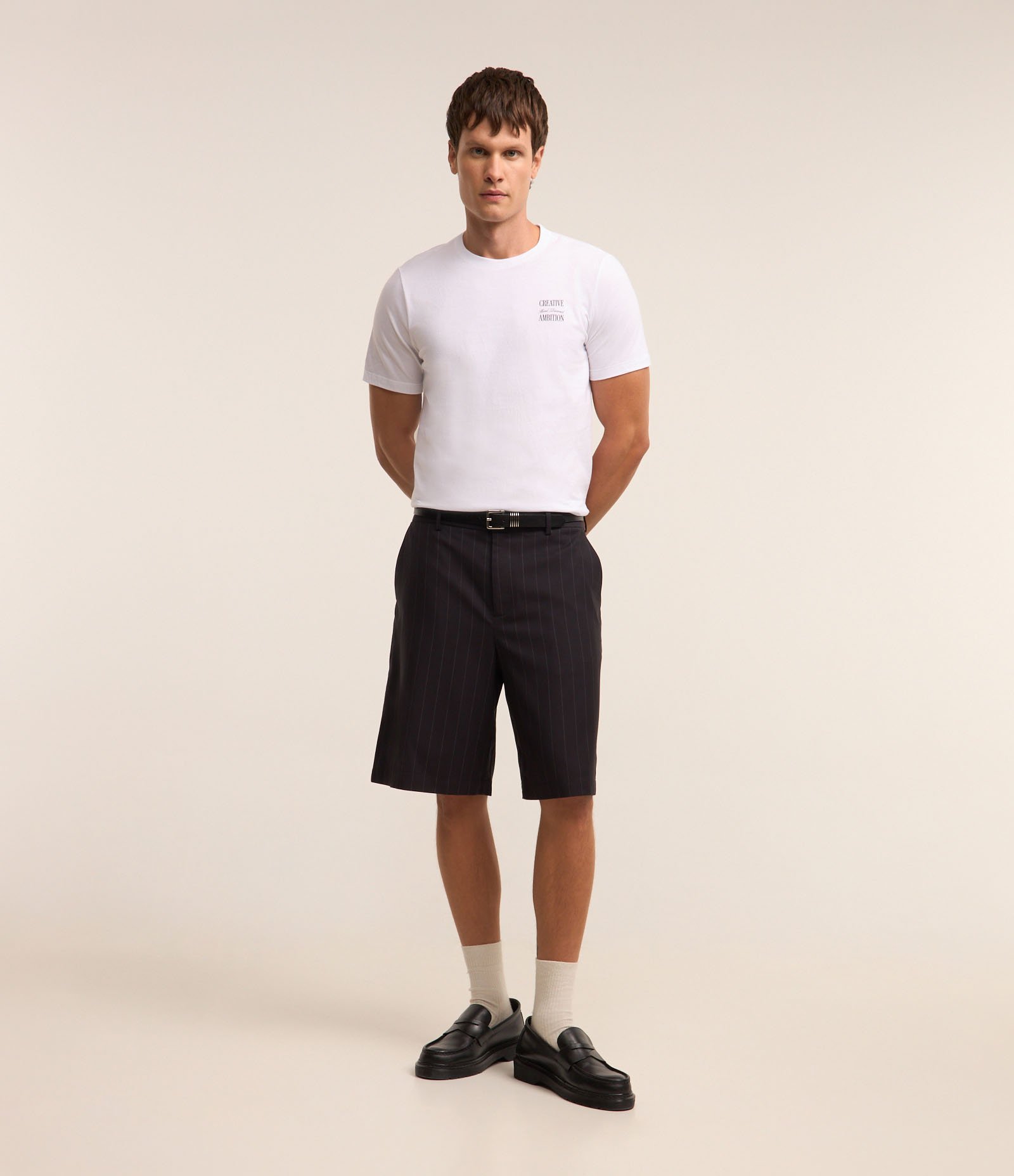 Camiseta em Algodão Estampa Creative Ambition Branco 2
