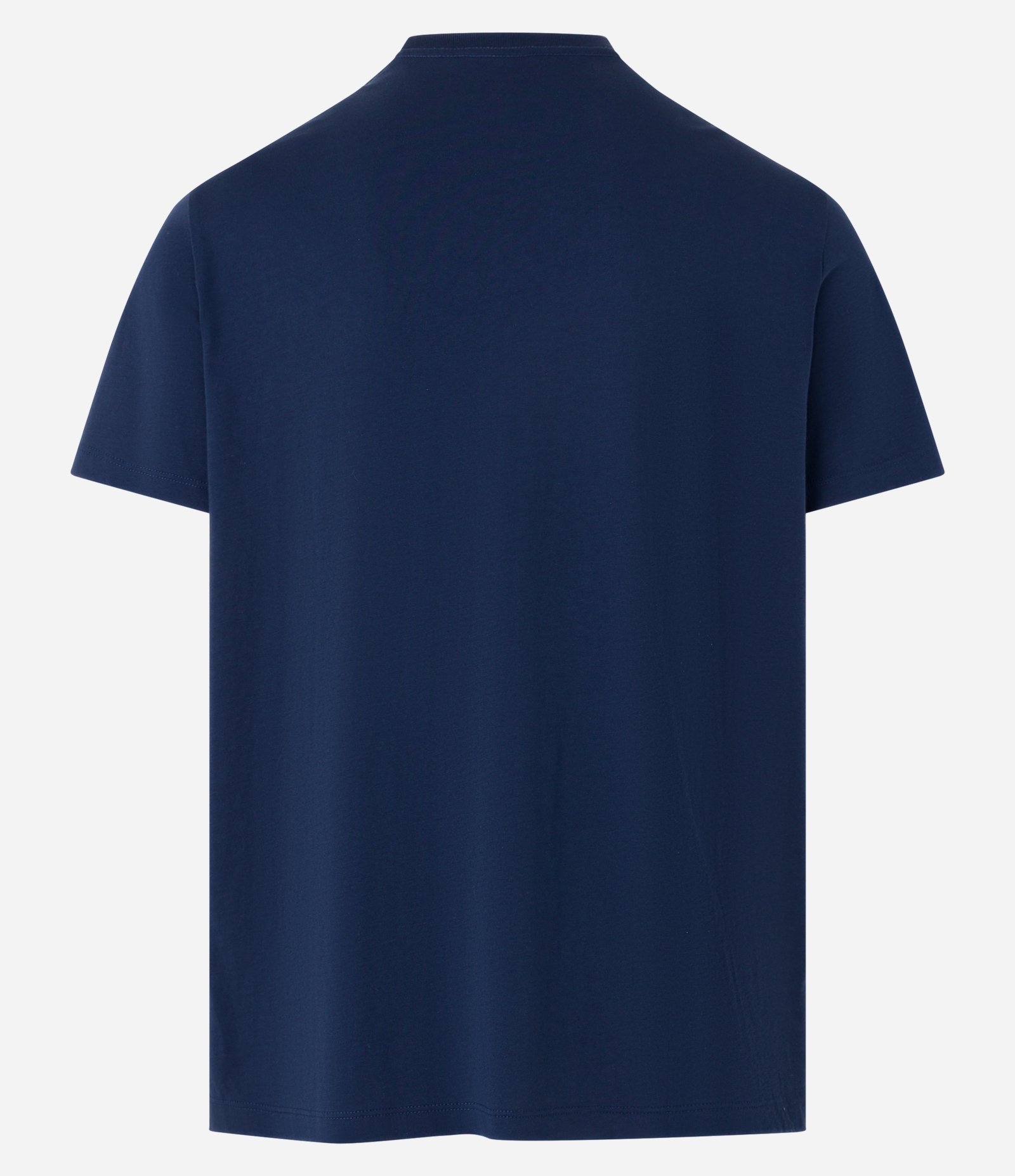 Camiseta em Algodão com Estampa Selo Postal Azul 6