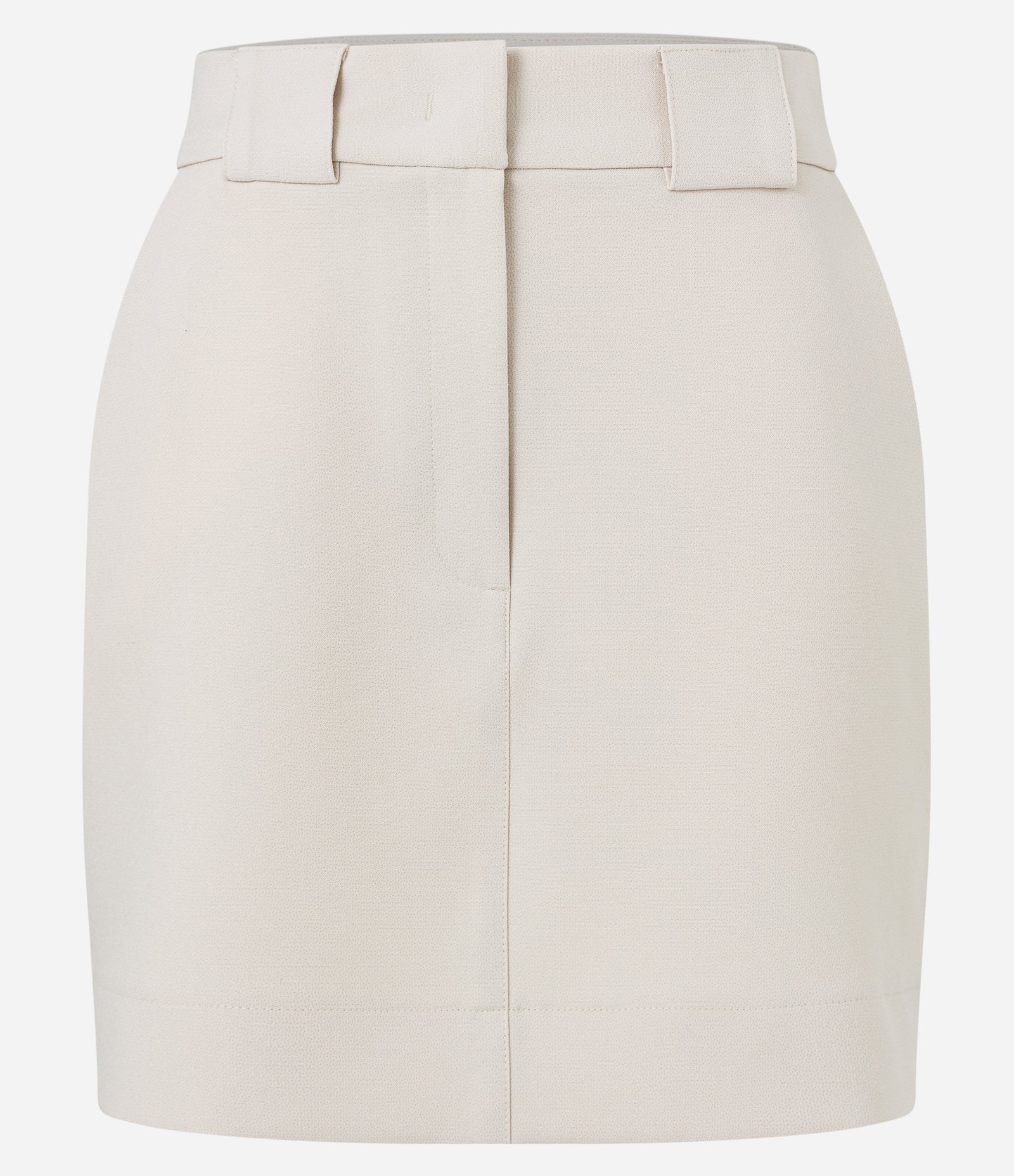 Saia Curta Alfaiataria com Passantes Diferenciados no Cós Off White 5