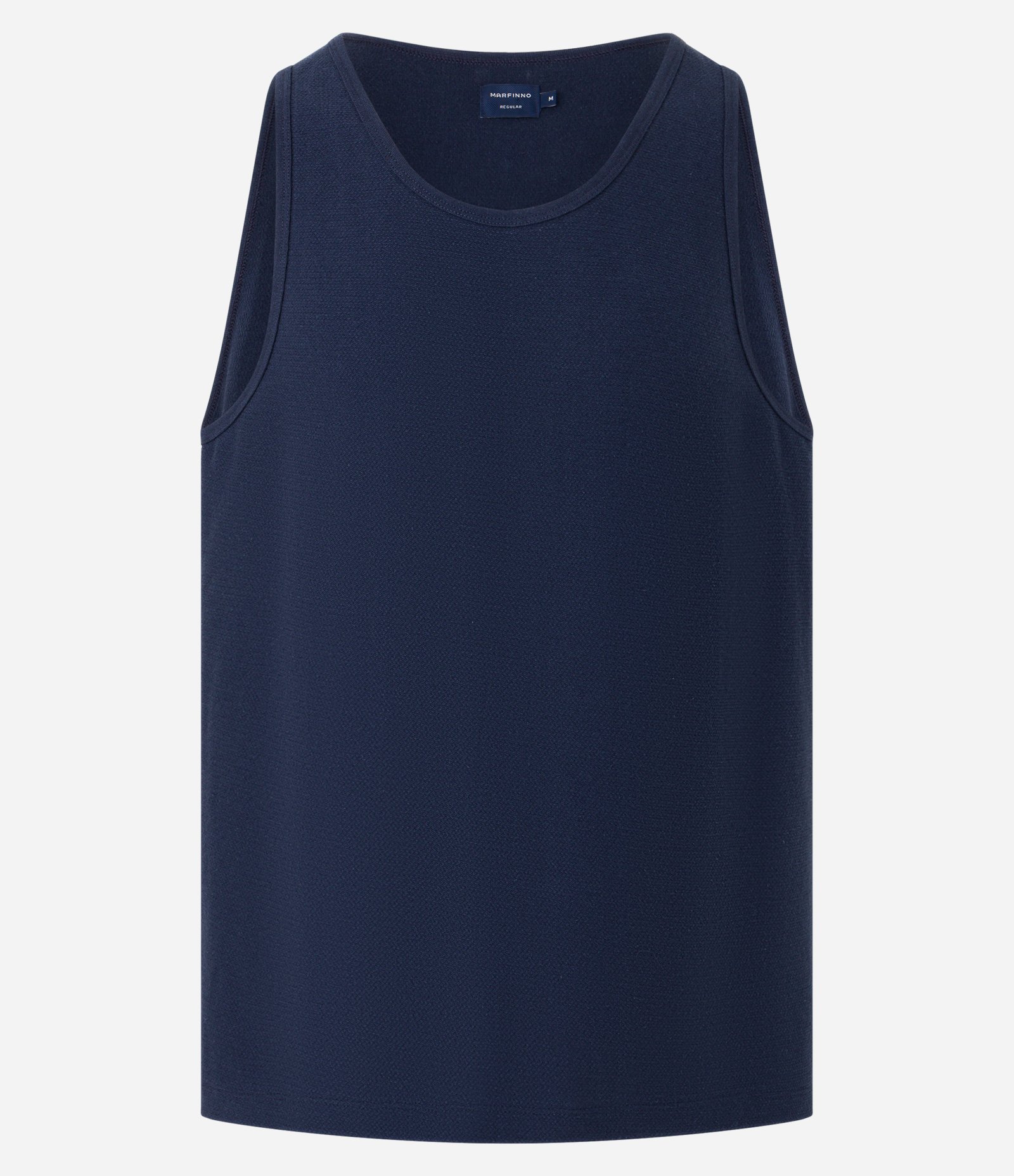 Camiseta Regata Casual Básica Azul Escuro 4