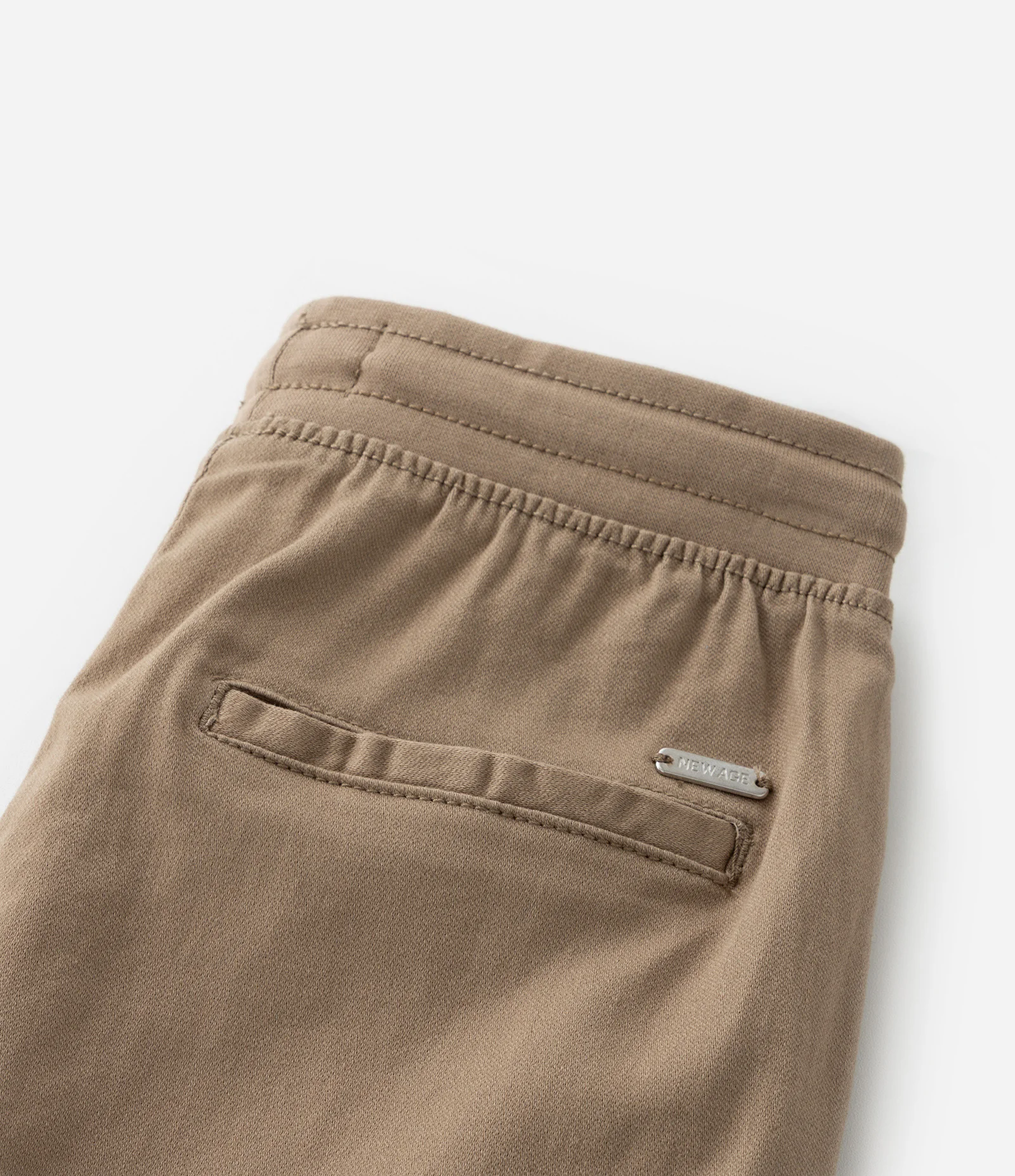 Bermuda Infantil em Sarja com Amarração - Tam 5 a 14 Anos Bege 5