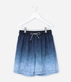 Bermuda Infantil com Estampa Degradê - Tam 5 a 14 Anos