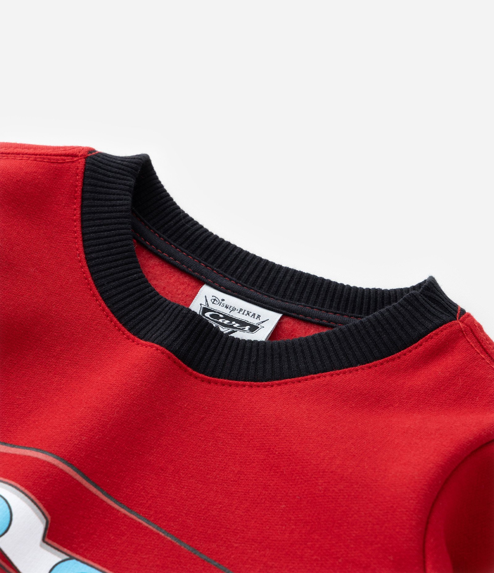 Conjunto Infantil em Moletom Quentinho com Estampa Relâmpago McQueen - Tam 2 a 5 anos Preto/Vermelho 10