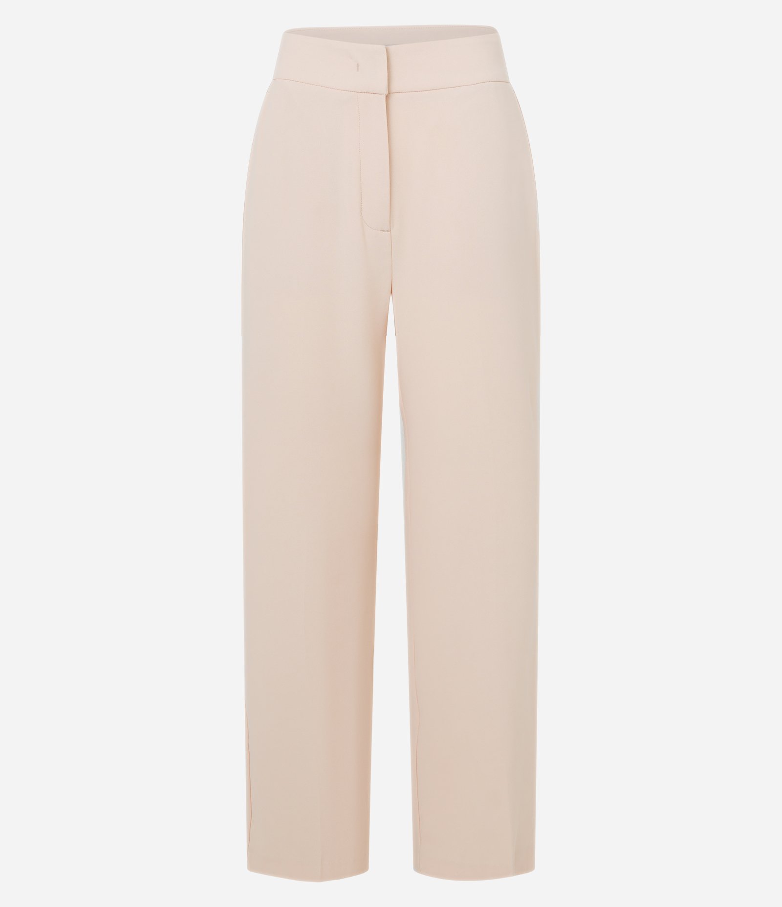 Calça Reta com Cós Alfaiatado Bege 5