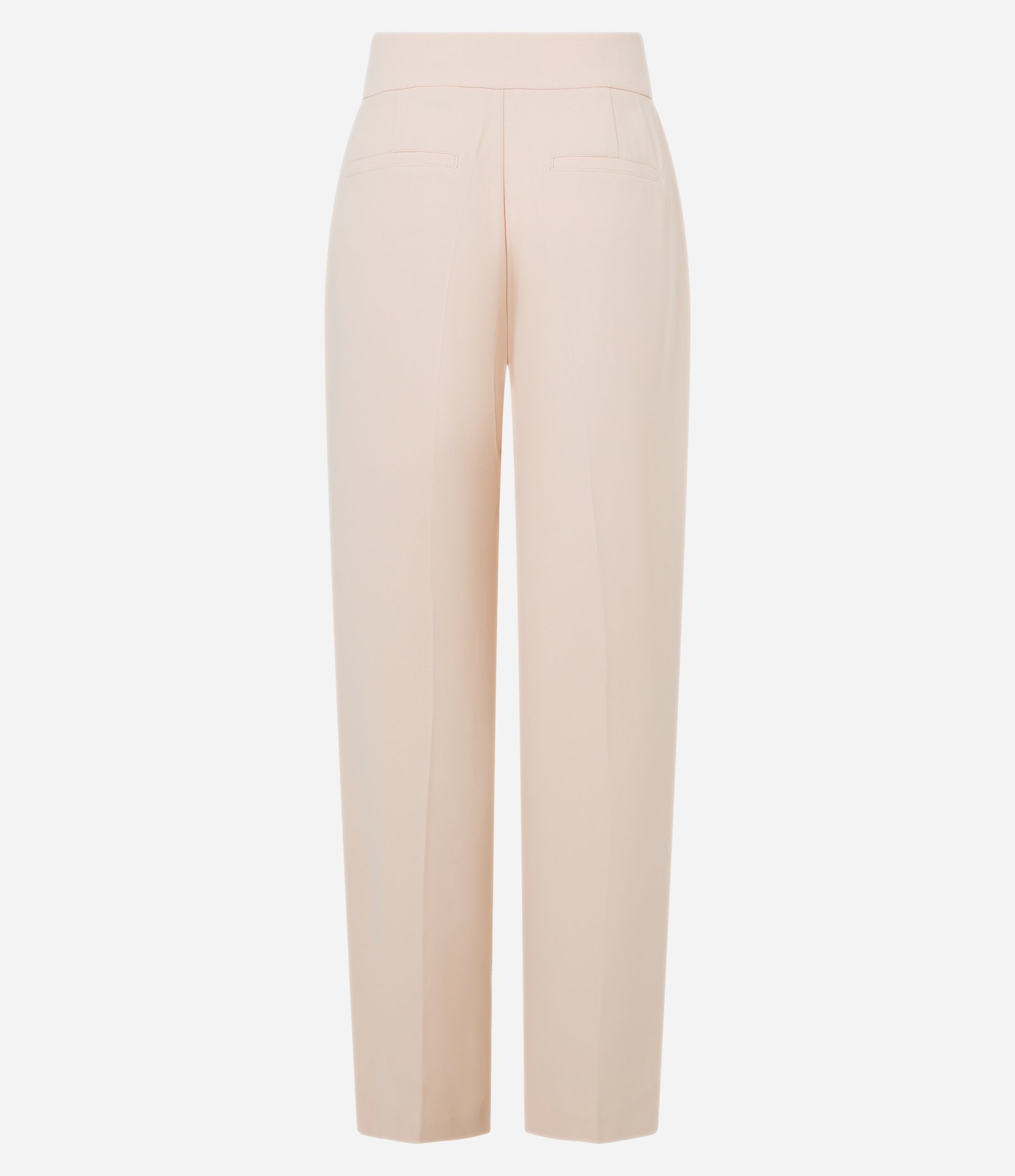 Calça Reta com Cós Alfaiatado Bege 6