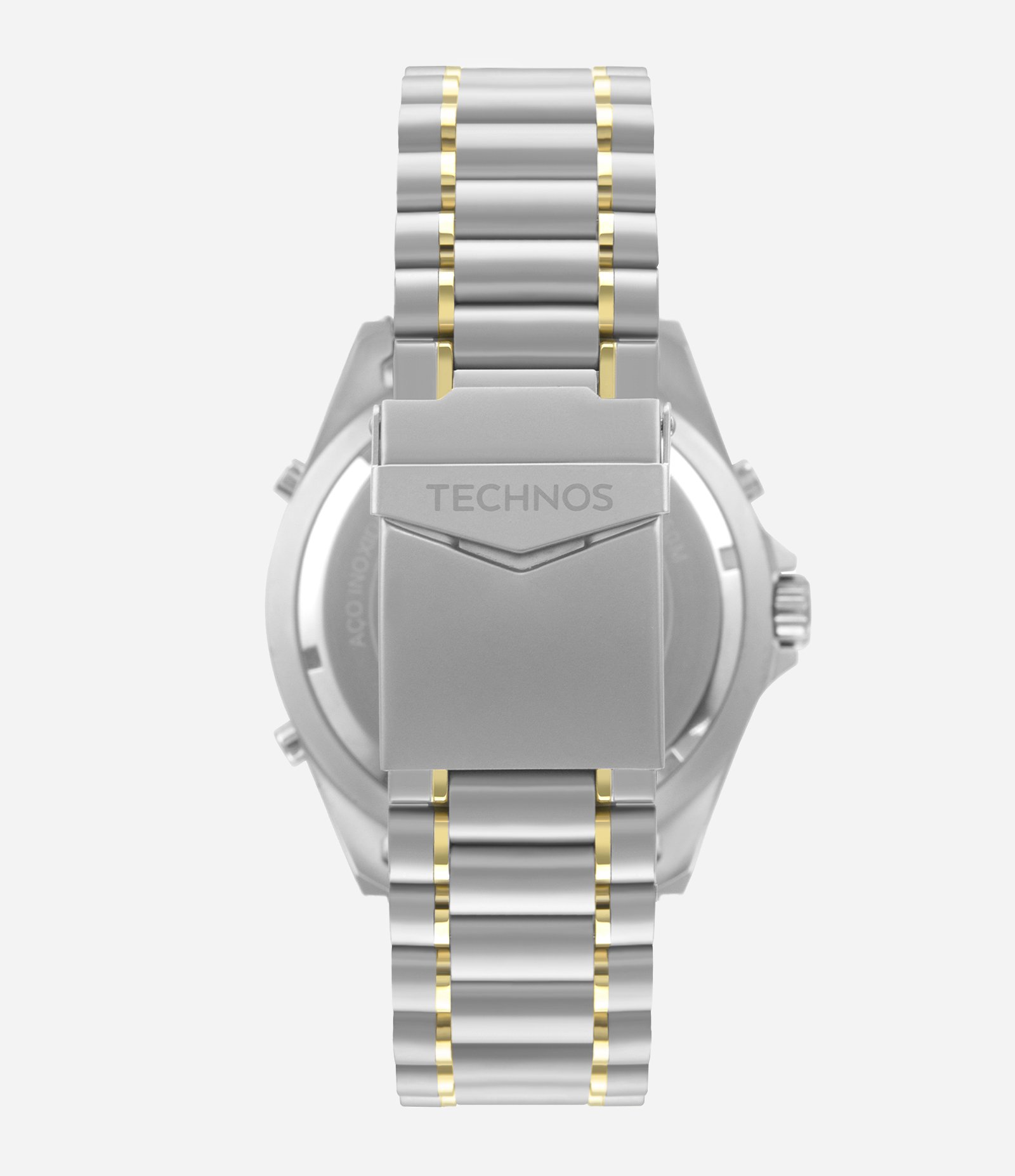 Relógio Masculino Technos Analógico com Caixa em Aço e Pulseira em Aço Misto 3