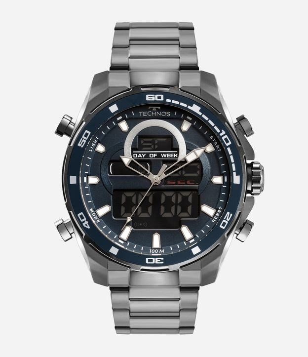 Relógio Masculino Technos Analógico com Caixa em Aço e Pulseira em Aço