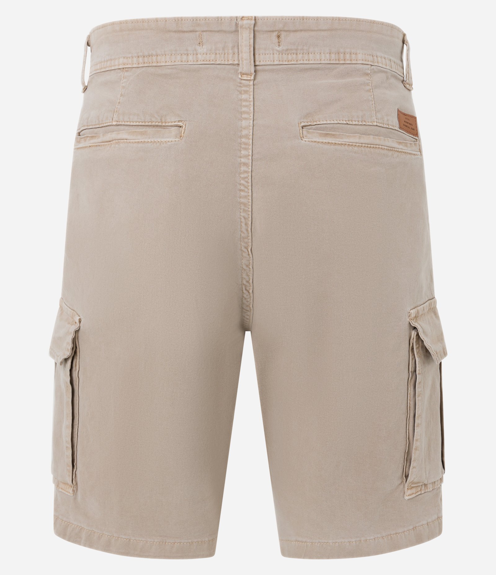 Bermuda Cargo em Sarja Lavada com Elastano e Detalhes de Cadarço 7