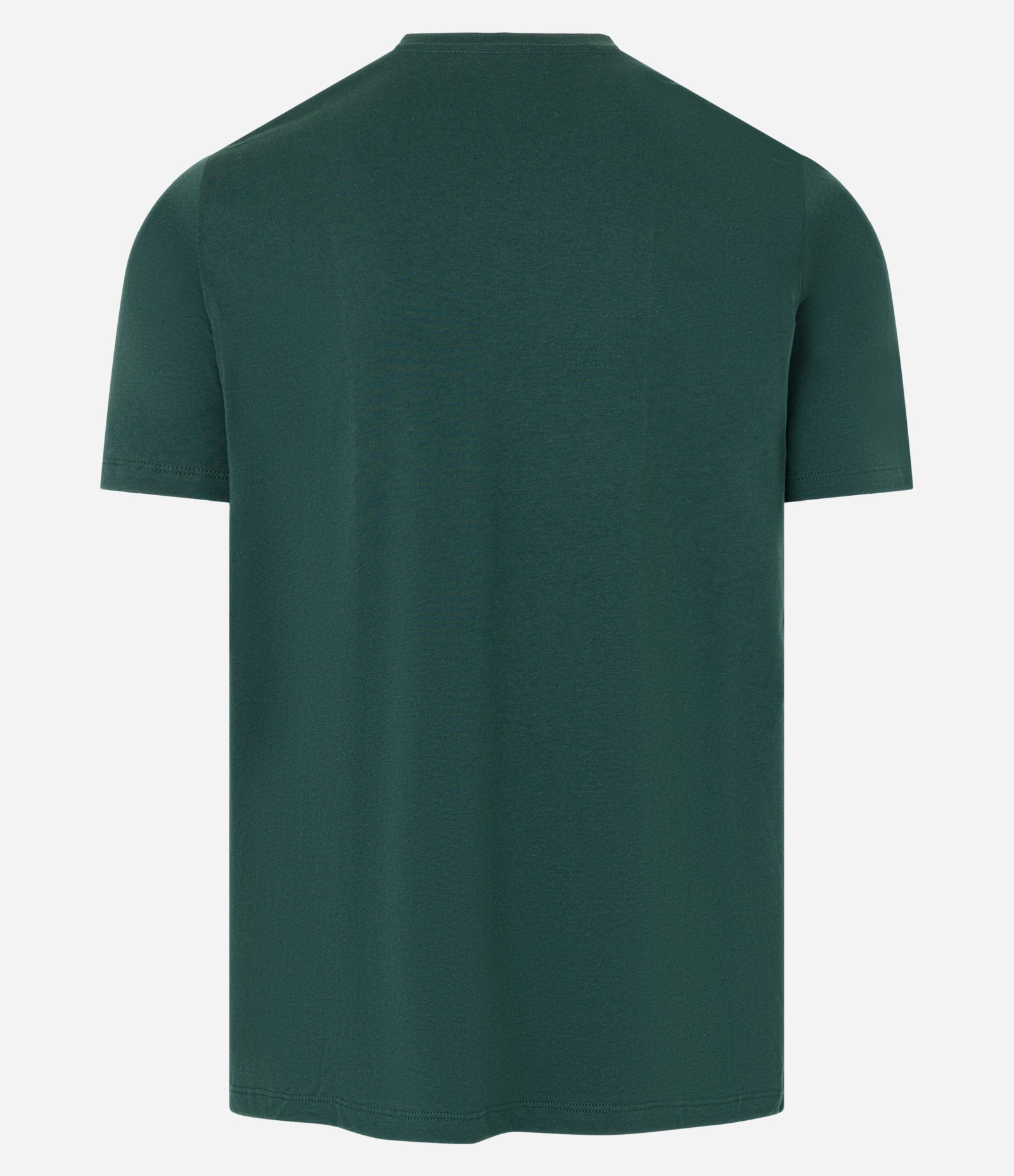 Camiseta Slim em Algodão Peruano com Gola V Verde 5