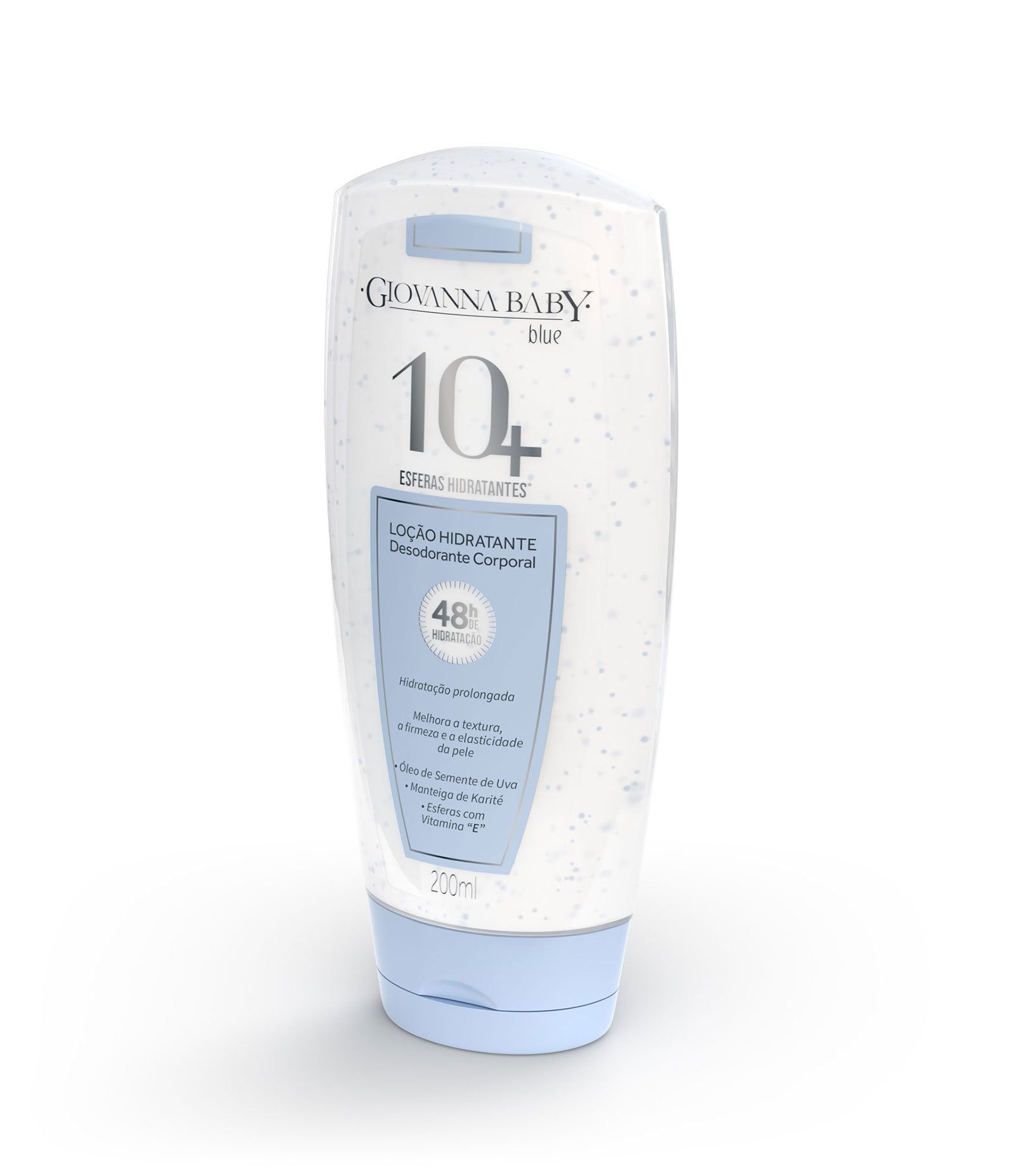 Loção Hidratante Desodorante Corporal 10+ Giovanna Baby Blue 200ml 200ml 3