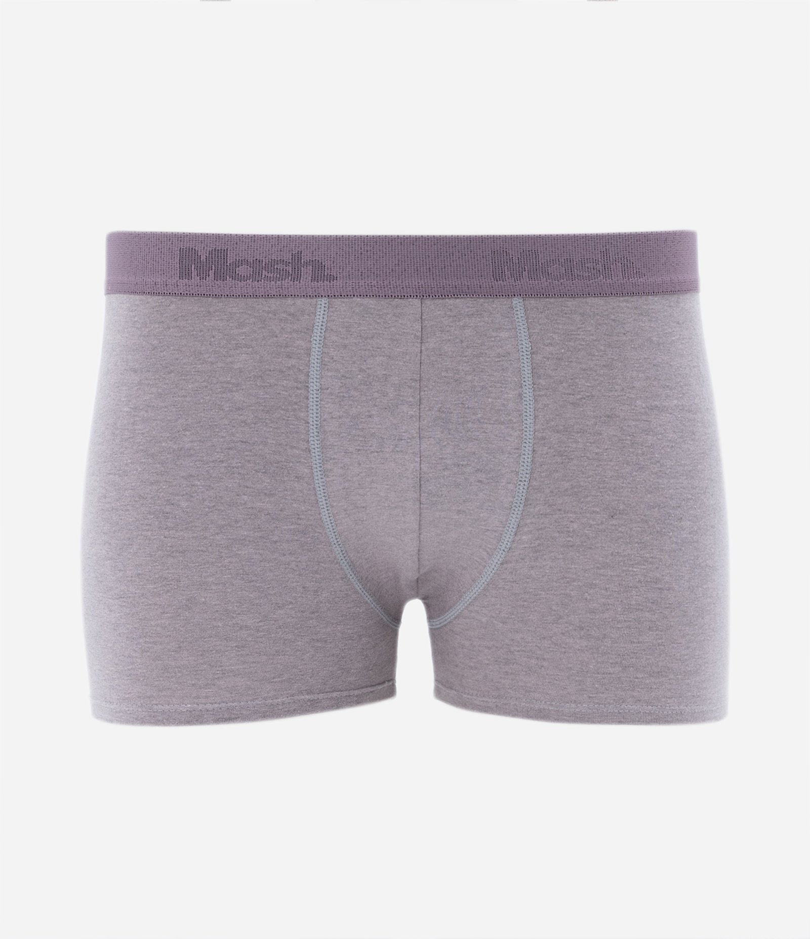 Cueca Boxer em Algodão com Fundo Mescla Mash Lilás 1