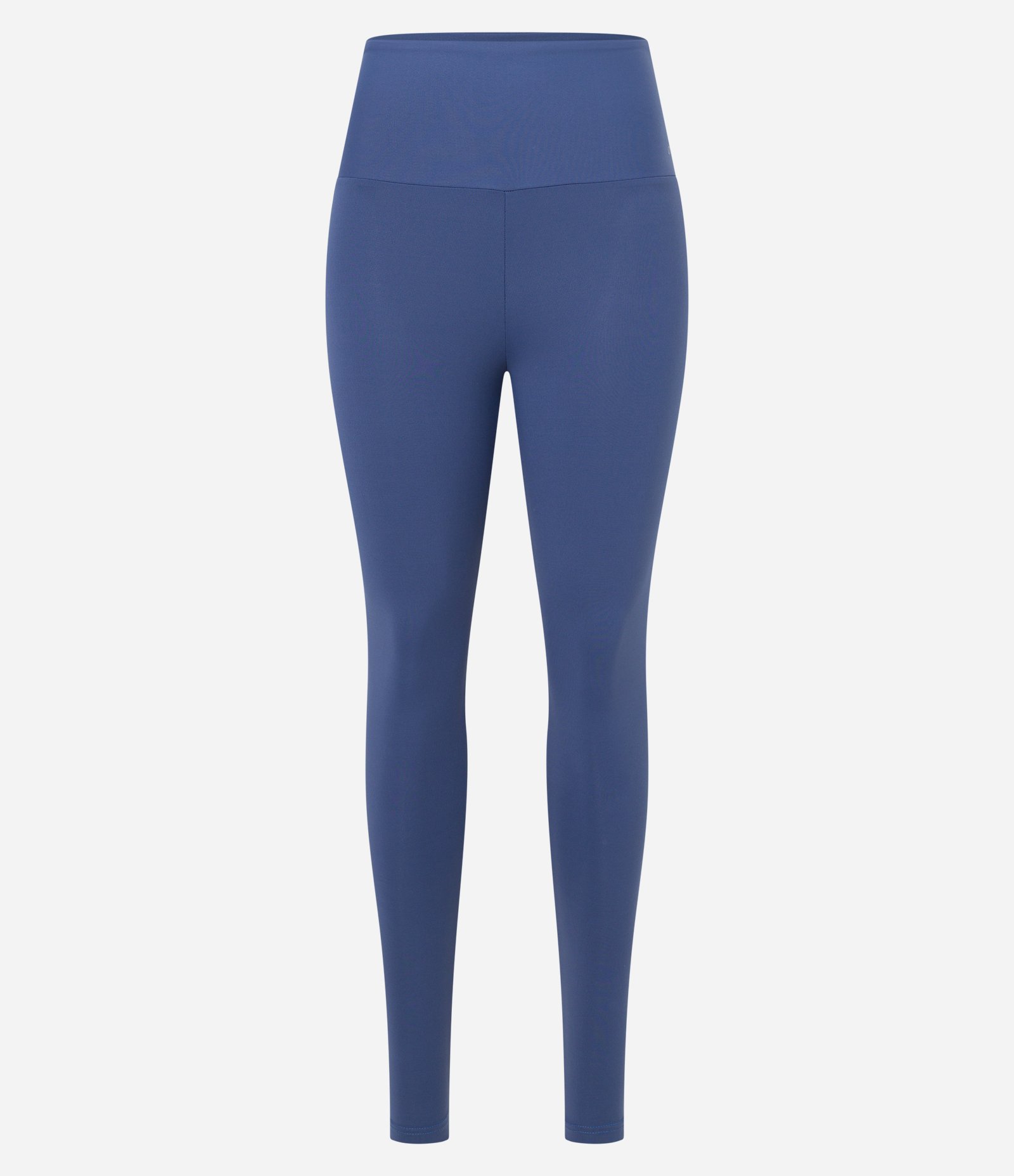 Calça Legging Esportiva em Poliamida com Cós Alto Azul 5