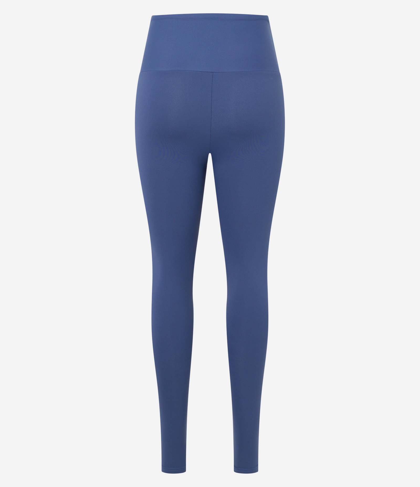 Calça Legging Esportiva em Poliamida com Cós Alto Azul 6