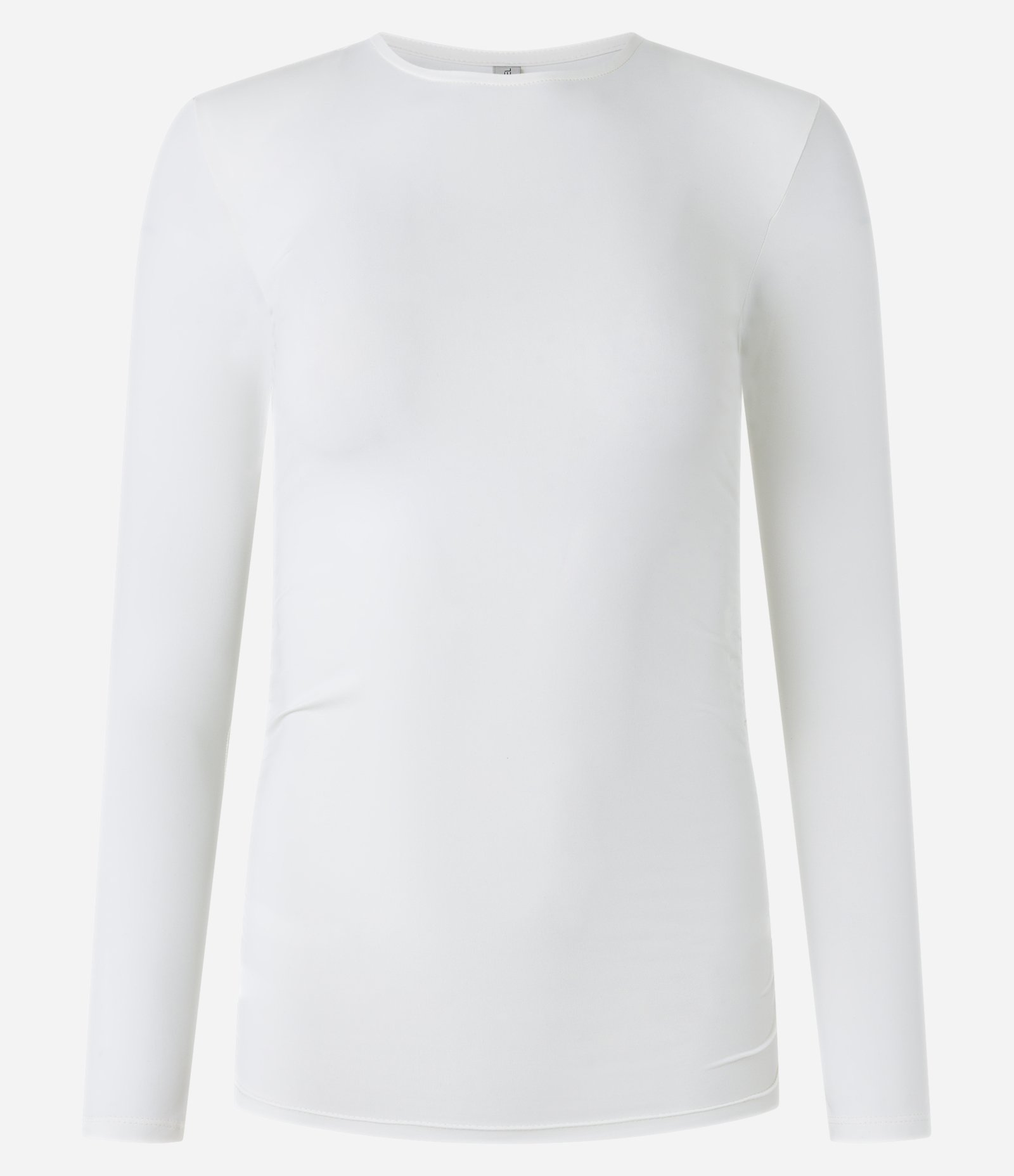 Blusa Básica em Microfibra com Franzido Lateral e Ombreiras Branco 5