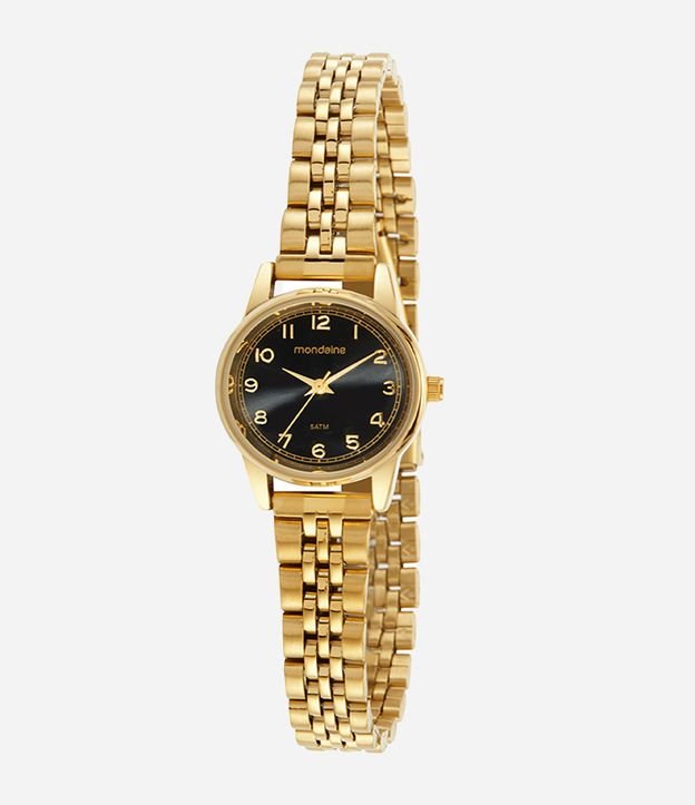 Kit Relógio Feminino Mondaine Analógico com Caixa de Metal e Pulseira de Aço