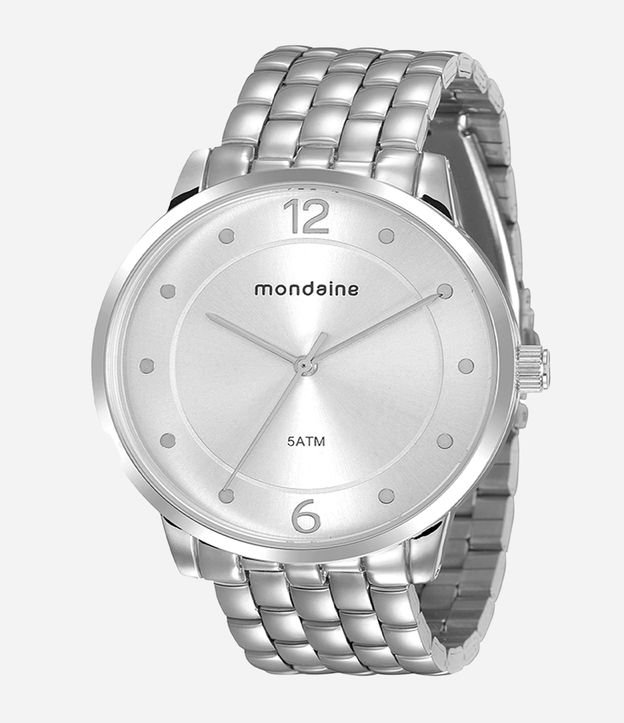 Kit Relógio Feminino Mondaine Analógico com Caixa de Metal e Pulseira de Aço