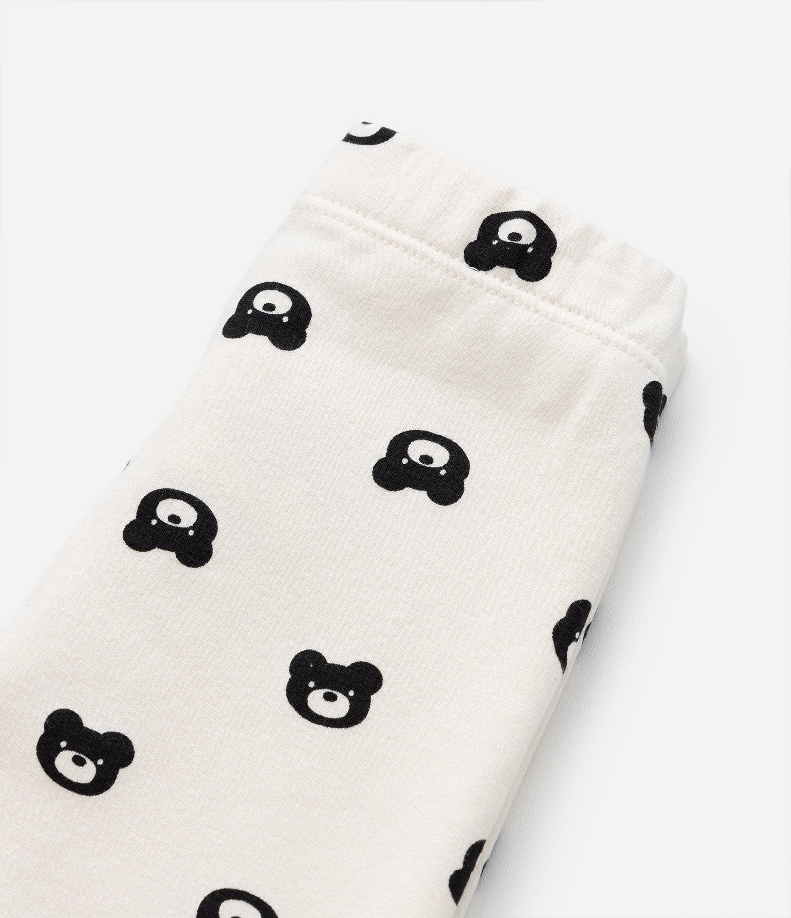 Calça Legging Infantil em Moletom Quentinho - Tam 1 A 5 Anos Bege 3