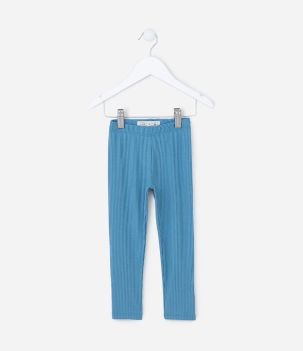 Calça Legging Infantil Canelada - Tam 1 a 5 anos
