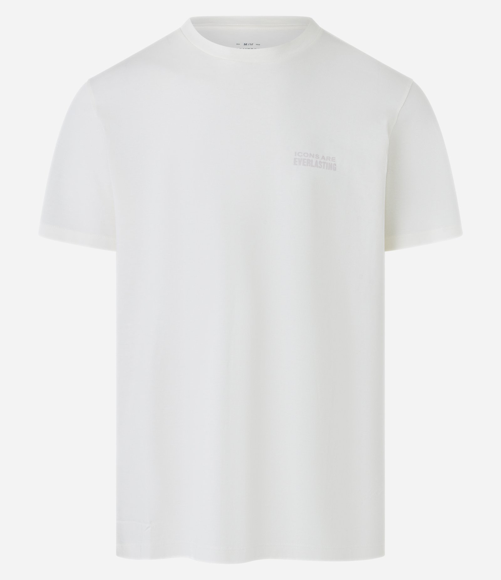 Camiseta Comfort em Algodão Peruano com Lettering no Peito Branco 5