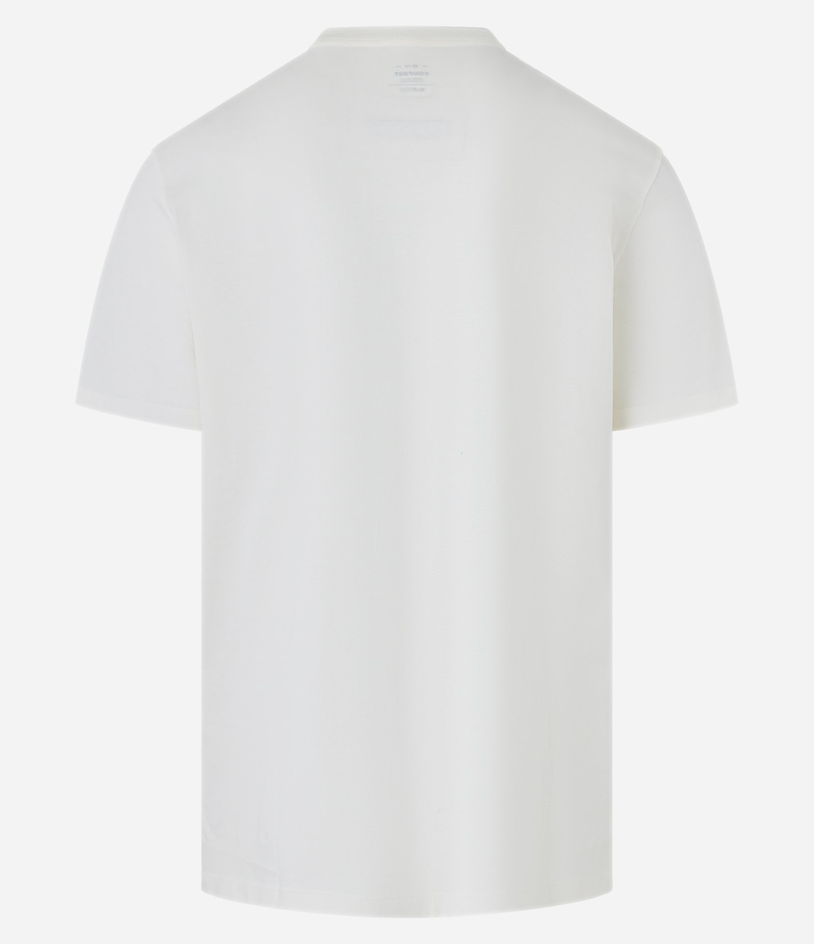 Camiseta Comfort em Algodão Peruano com Lettering no Peito Branco 6