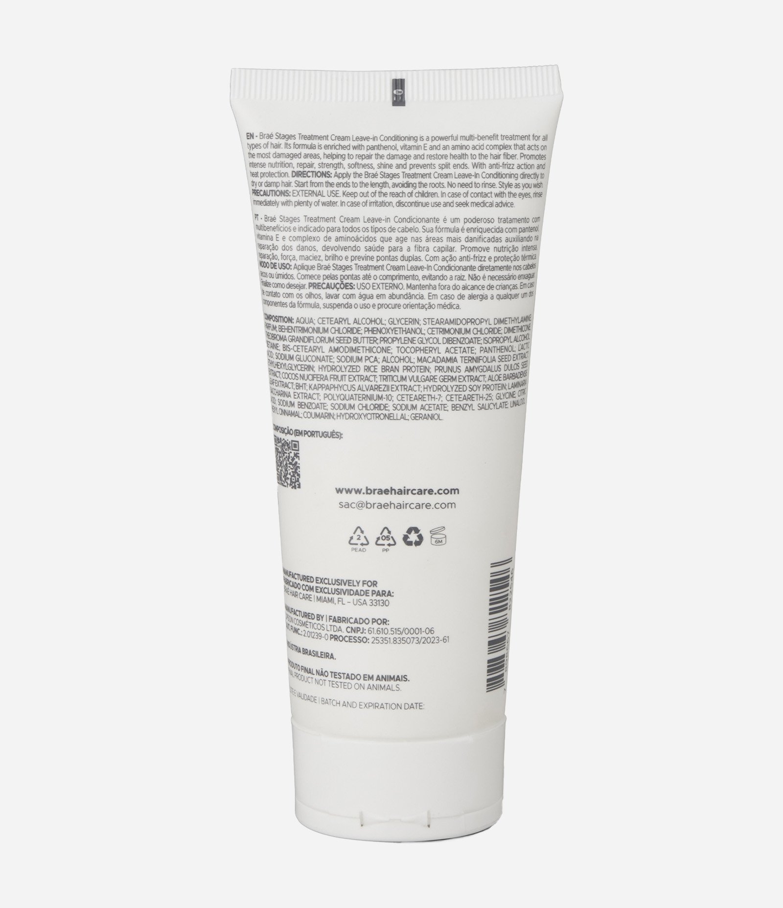 Leave In Capilar Creme de Tratamento Braé Stages 200g 2