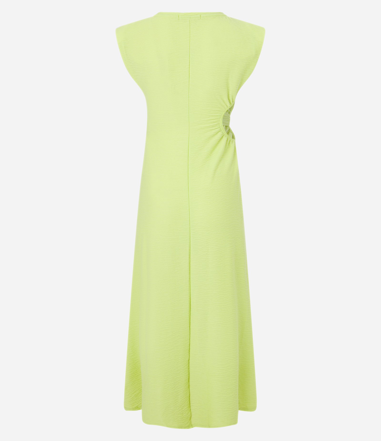 Vestido New Midi em Viscose Texturizada com Detalhe na Cintura Verde 7