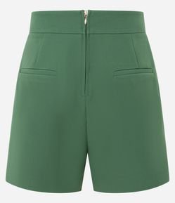 Short Saia Alfaiatado com Botões Frontais