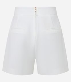 Short Saia Alfaiatado com Botões Frontais