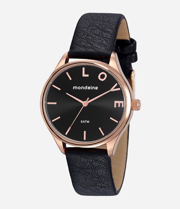 Kit Relógio Feminino Mondaine Analógico em Caixa de Metal e Pulseira de Couro