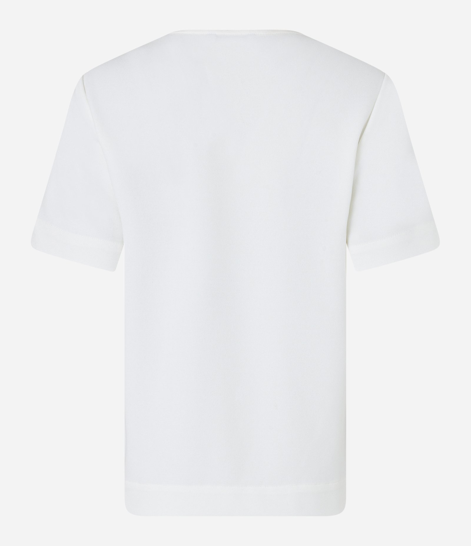 Blusa em Crepe com Detalhe de Metal na Gola Branco Neve 5