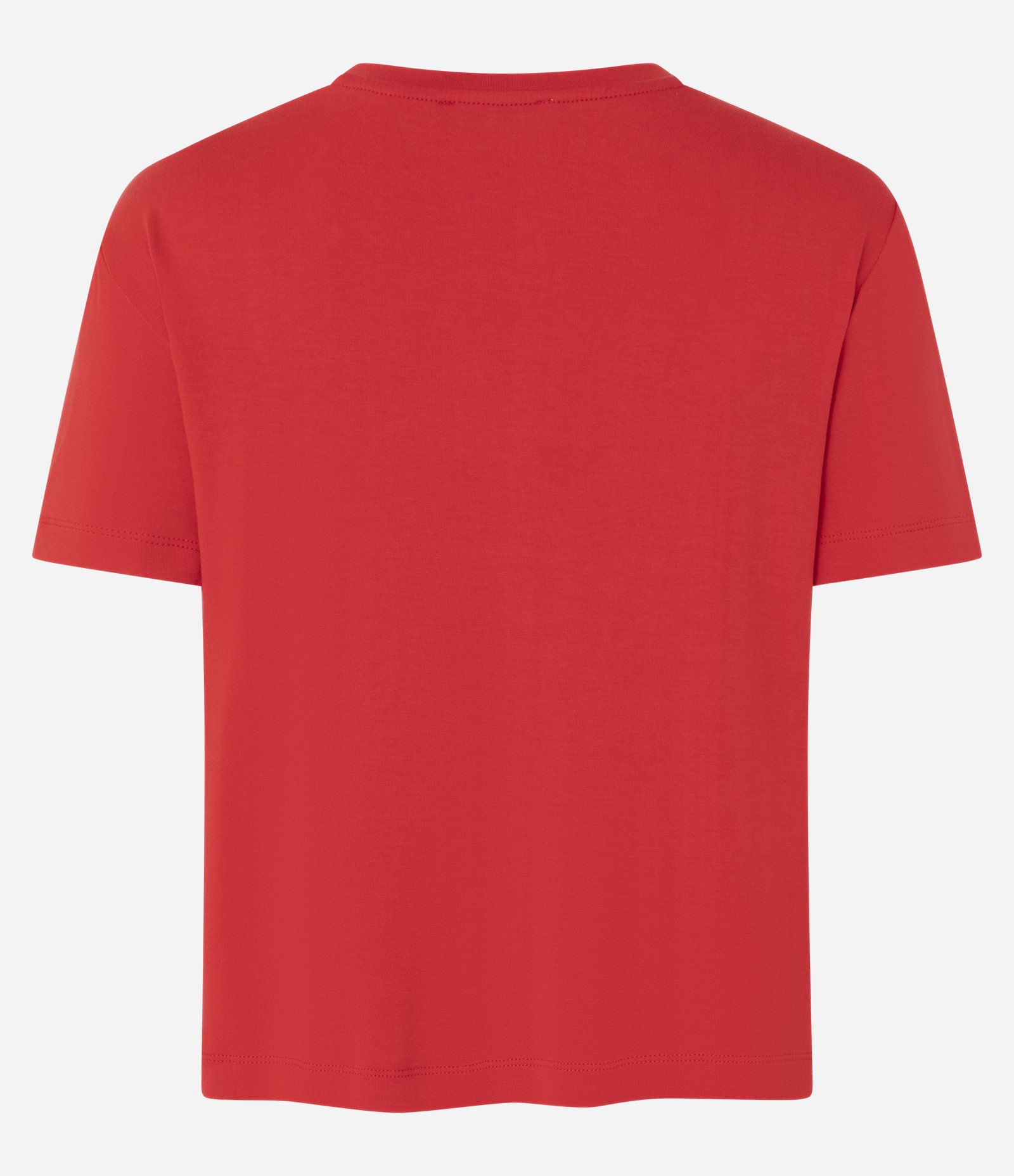 Blusa em Viscose com Brilho Floral na Gola Laranja 6