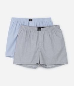 Kit 02 Cuecas Samba Canção em Tecido Maquinetado