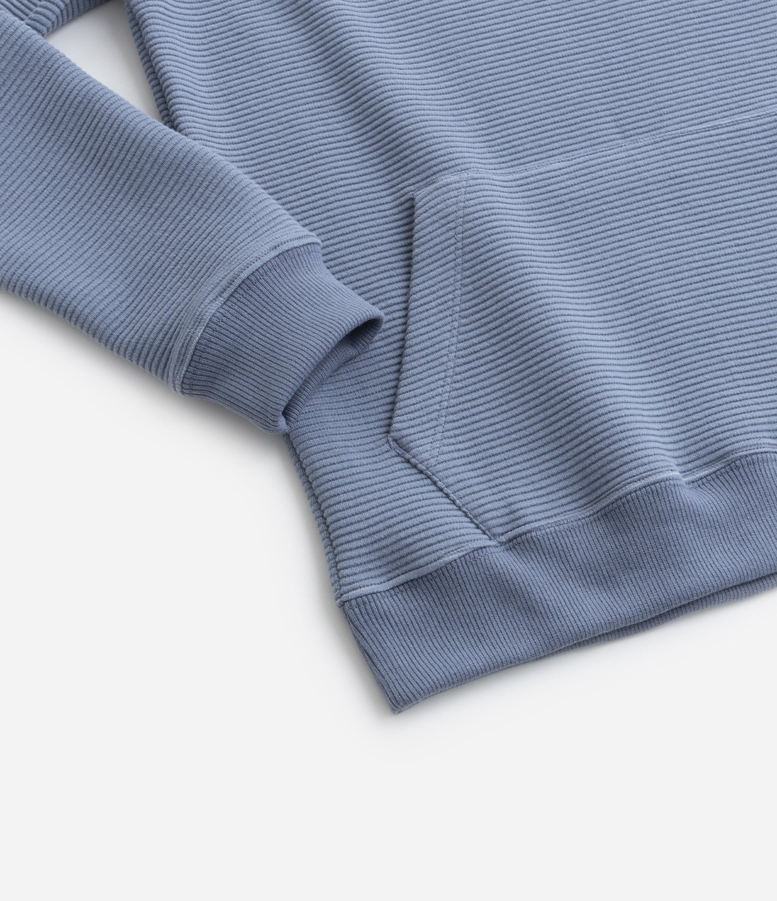 Blusão Infantil Texturizado com Capuz - Tam 5 a 14 Anos Azul 4