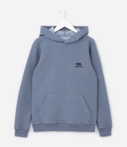 Blusão Infantil Texturizado com Capuz - Tam 5 a 14 Anos