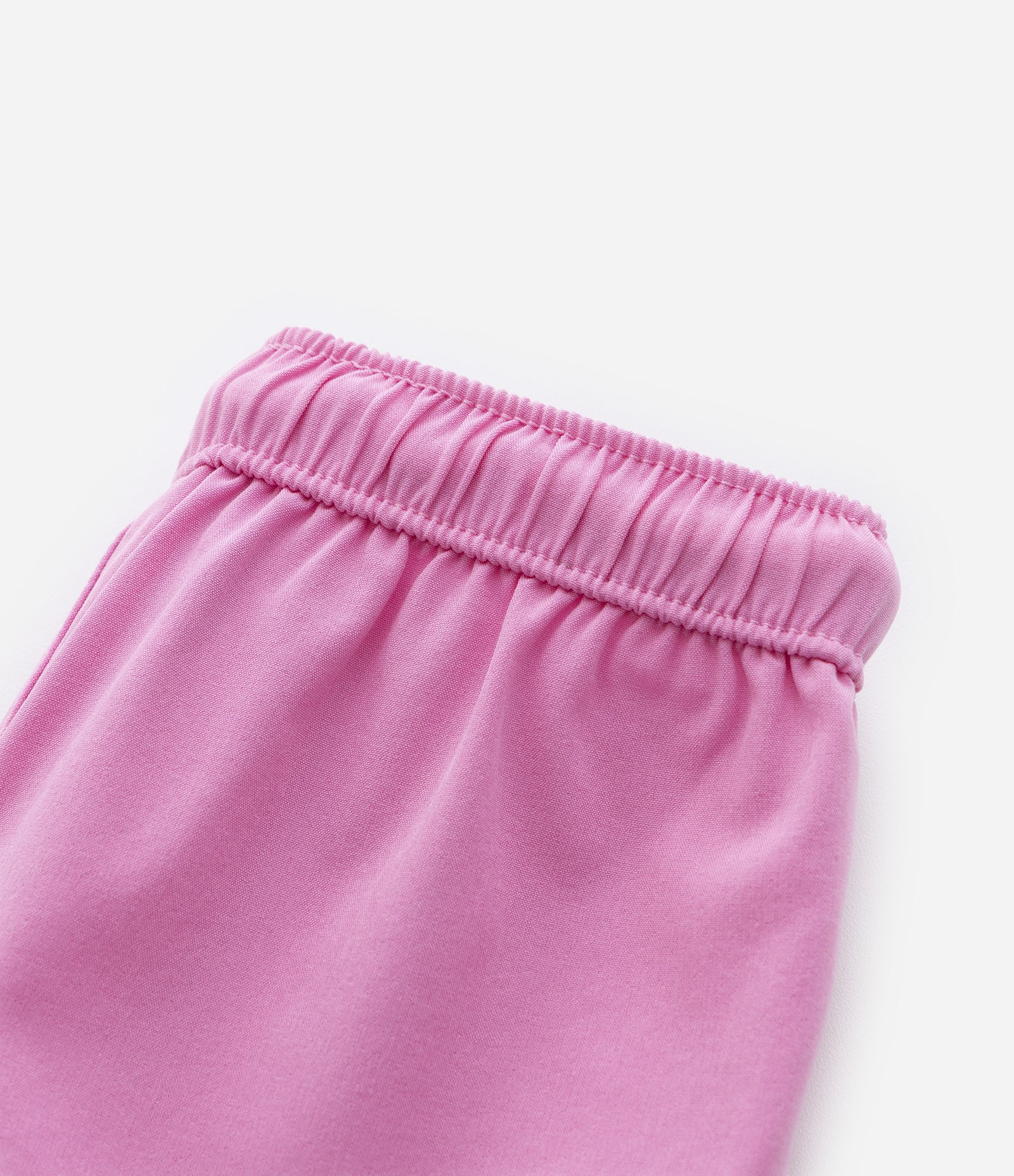 Short Infantil em Microfibra com Babadinhos - Tam 3 a 18 meses Rosa 4