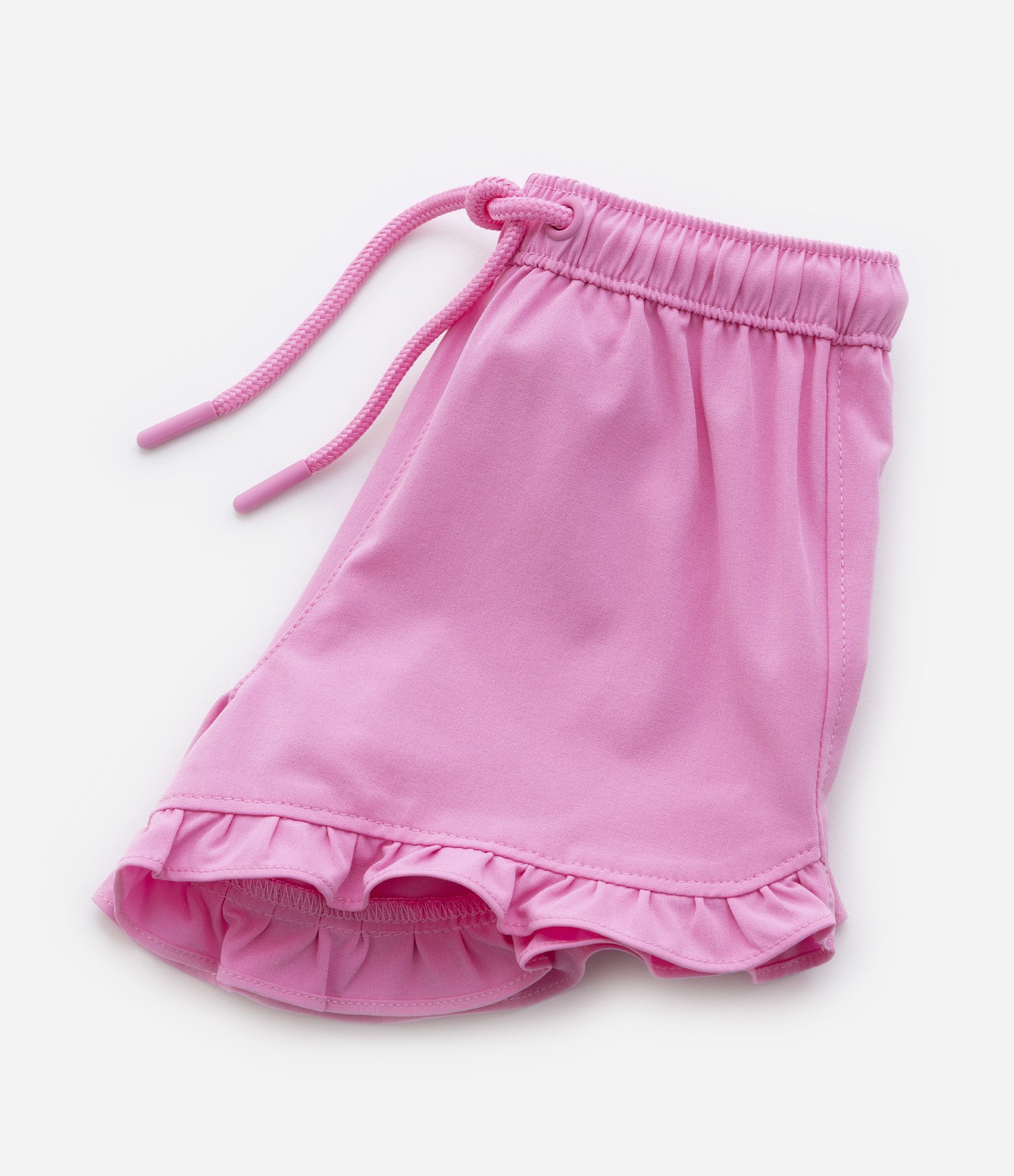 Short Infantil em Microfibra com Babadinhos - Tam 3 a 18 meses Rosa 5