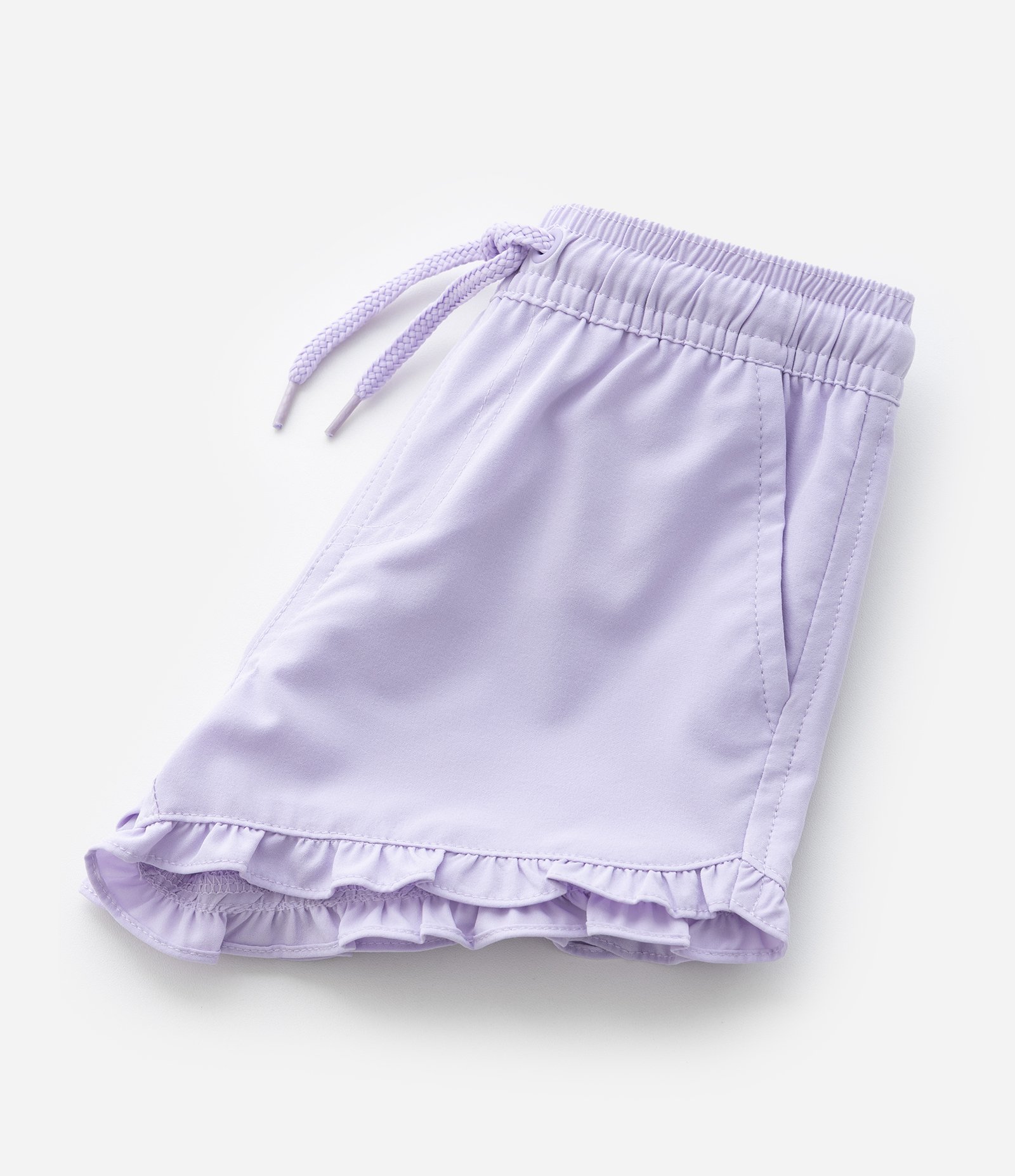 Short Infantil em Microfibra com Babadinho - Tam 1 a 5 Anos Lilás 4