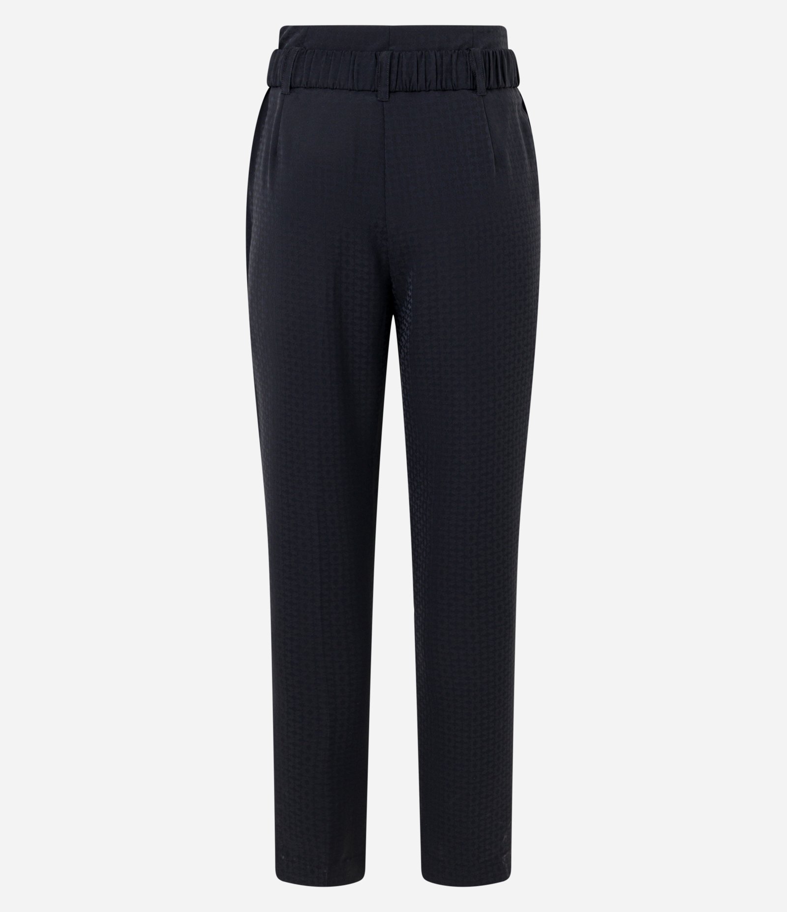Calça Reta em Jacquard com Cinto Elástico 7