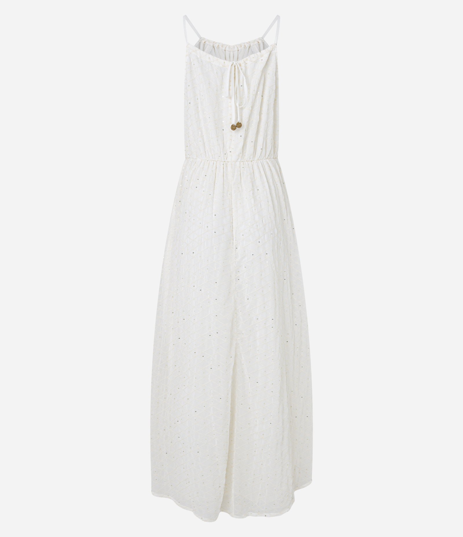 Vestido New Midi em Crepe com Bordado e Recorte Vazado na Cintura 6