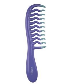 Pente de Cabelo Cachos e Ondas Roxo