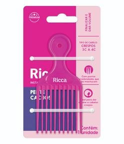 Pente de Cabelo Cachos Ricca