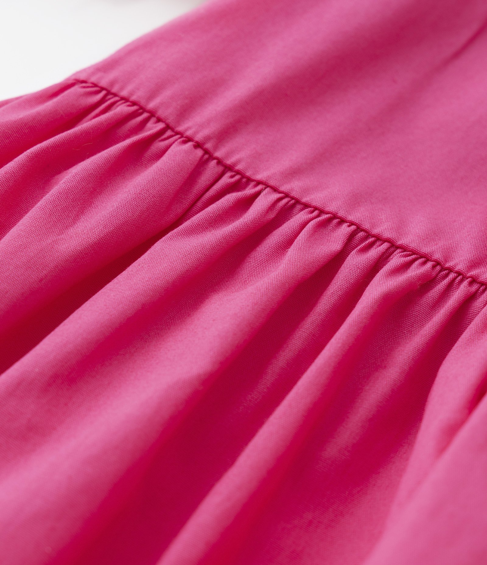 Vestido Infantil em Tricoline com Flor Aplicada - Tam 1 a 5 Anos Rosa 3