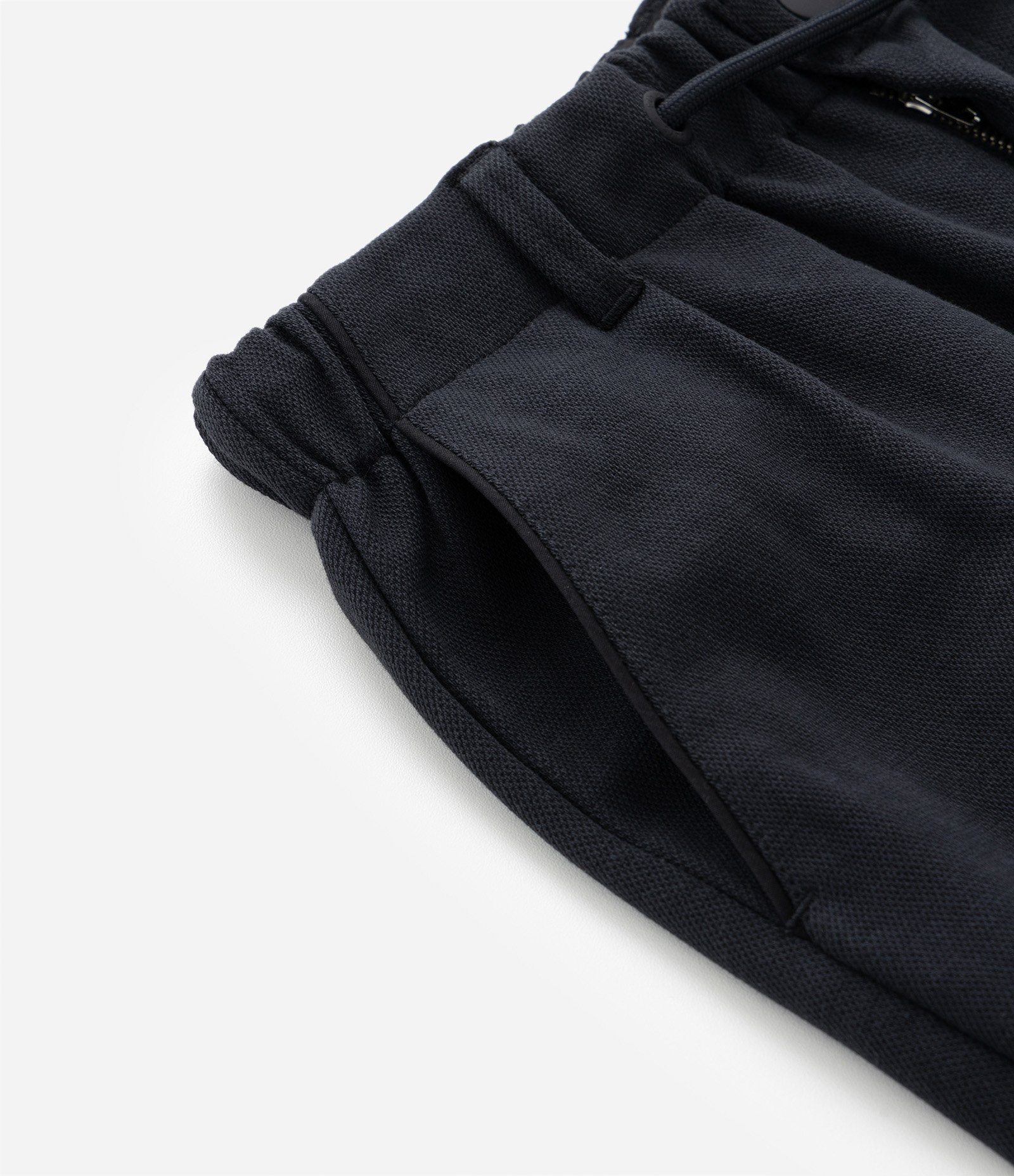 Calça Reta Infantil em Piquet com Cós Ajustável - Tam 5 a 14 Anos Preto 4